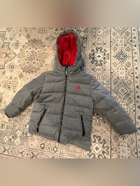 Gerry Weber Red Fleece Jacket with Black Logo Patch